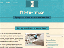 Tablet Screenshot of ett-tu-tre.se
